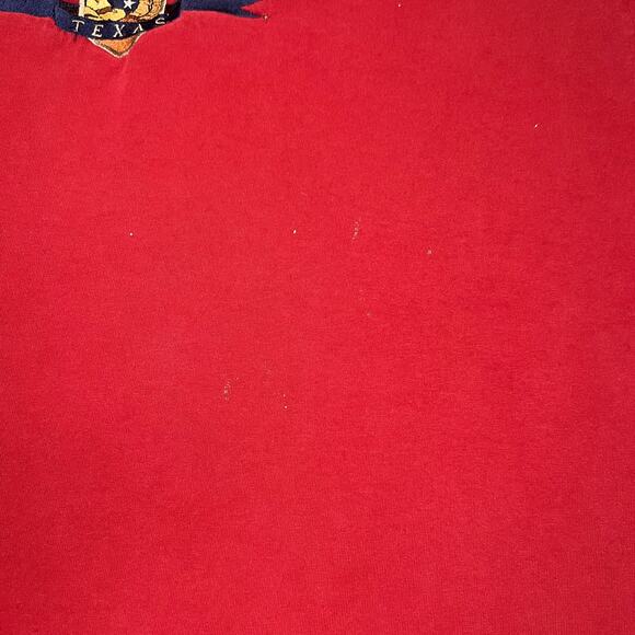 VINTAGE Ranch Shirt Size XL Mens Red Southfork Texas Retro 90s - Picture 6 of 10